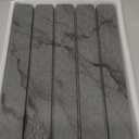 Large Stone Dish Drying Mat for Kitchen Counter, Quick Dry Stone Dishes Mats,Foldable Water Absorbing Diatomaceous Earth Drying Organizer Pad for Plate Rack Bottles Utensils(Dark Gray 24"16" & 8"x4")