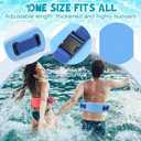 Civaner Flotation Swim Belt Bulk Snorkel Float Belt with Adjustable Straps Water Aerobics Equipment Training Ski Water Fitness Exercises Flotation EVA Foam for Adults Women Men, 26.77 x 0.52 x 1.57"