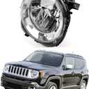 Headlight compatible with 2015-2018 Jeep Renegade Left Driver Side