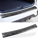 Rear Bumper Protector for Subaru 2024 2025 Crosstrek Car Accessories ABS Plastic Material Carbon Fiber Texture Resistant Trunk Door Entry Guards