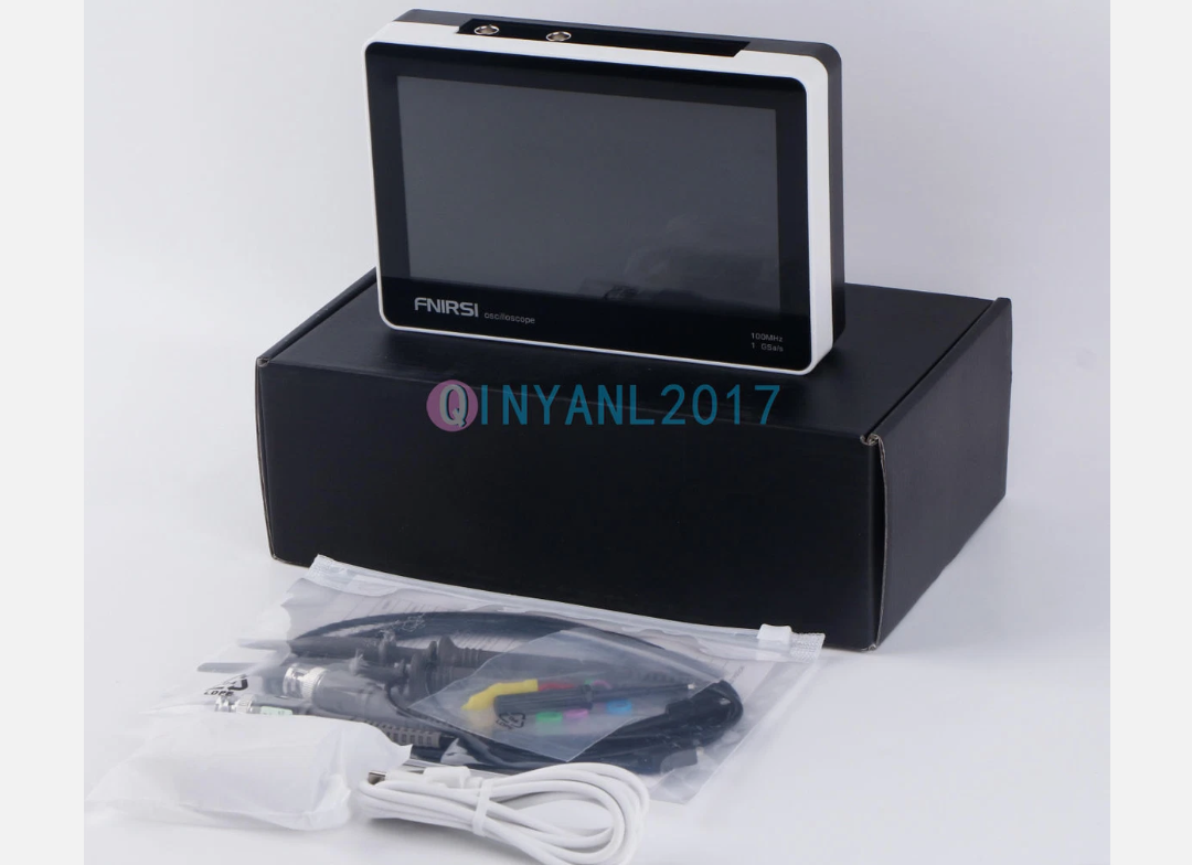 FNIRSI 1013D Mini 7" Touch Digital Tablet Oscilloscope 2CH 100MHz Bandwidth 1GS