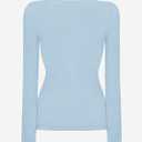 SOLY HUX Women's Long Sleeve Sheer Tops Casual Crew Neck Going Out T Shirts Basic Tees (S)