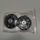 Replacement Luggage Suitcase Wheels OD 80mm PU Replacement Wheels with ABEC-7 Bearings Roller attachable wheels for duffel bag Trolley Bag, Inline Skate and Caster Board (80X24X6)