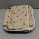 Bluboon Insulated Lunch Bag for Girls & Boys, Corduroy School Lunch Box with Cooler & Organizer Compartments, Leak-Proof Lunch Tote for School, Travel (Corduroy Strawberries Beige)