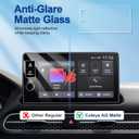 Anti-Glare Matte 2026 CRV Screen Protector, for Honda CR-V (LX/EX/EX-L/Sport Hybrid/TrailSport Hybrid/Sport-L Hybrid) 9-inch Touchscreen, 9H Tempered Glass 2026 CRV Accessories Anti-Fingerprint
