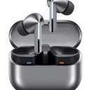 Samsung Galaxy Buds 3 Pro AI True Wireless Bluetooth Earbuds, Noise Cancelling, Sound Optimization, Redesigned Comfort Fit, Silver