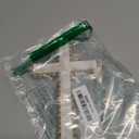 Mud Pie Gold Beaded Cross Sitter, Medium, 9" x 4 1/2"