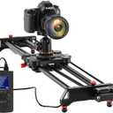 GVM Carbon Fiber Motorized Camera Slider - 31"/80CM with Remote Control, Supports Time-Lapse Photography, Video Mode, Tracking Shooting for Most Cameras