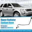 X AUTOHAUX Upper Radiator Coolant Hose for Land Rover LR2 2011-2008 No.LR006165/LR000945