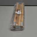 Maitys 4 Pcs Wooden Drawer Slides Bottom Mount Classic Center Guide Track with Metal Slide Glides Traditional Wood Drawer Rails for Dresser Replacement (16 Inches)