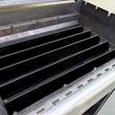 Leship 22.5 inch Flavorizer Bar Replace for Weber 7536 Spirit 300 Series (with Side Control) Genesis Silver Gold Platinum B C,Weber Spirit 700 900 Grill,Porcelain Steel Flavor Bars 7537