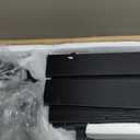 HOOBRO King Size Headboard, Headboard with 2 Outlets and 4 USB Ports, Adjustable Height, Storage Rack, Sturdy and Stable, Easy Assembly, Greige and Black