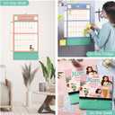 2026 Calendar - Mom Calendar 2026, Magnetic Calendars for Refrigerator, Jan.2026 - Dec.2026, 11.81"x12.38", Family Calendars 2026, Fold-out Wings, Large Pocket, Hanging Hook