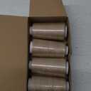 4 Pack Light Beige Thread of 3000 Yards Each, All Purpose Polyester Thread for Sewing, Overlock, Quilting, Piecing