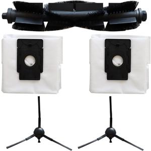 Main Side Brush Dust Bag Kit for Verefa L11 Pro Vacuum Cleaning Robot Accessories Replacement Parts Set with 1 Main Brush 2 Side Brushes 2 Dust Bags