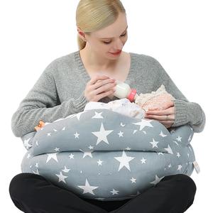 Chilling Home Nursing Pillow for Breastfeeding, Adjustable Nursing Pillow Breast Feeding Pillow Bottle Feeding, Breastfeeding Essentials for Newborn, Removable Cover 