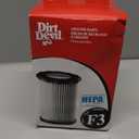 Dirt Devil Vacuum Filter for Breeze, Jaguar, and Featherlite Vacs, Type F3, Hepa Filtration, Part # 3250425001, Dirt Devil Vacuum Filters Replacement