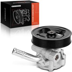 A-Premium Power Steering Pump, with Pulley, Compatible with Jeep Wrangler 2012-2017, Wrangler JK 2018, 3.6L Gas, Replace # 5154400AC, N9901310