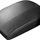 A ABIGAIL Center Console Armrest Cover Compatible with 2009 2010 2011 2012 2013 2014 2015 Honda Pilot Auto Leather Suture Console Lid Cover Replacement(Black)