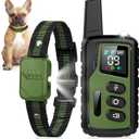 Shock Collar for Dogs, Ultimate Dog Training Collar with Remote, 4500FT Range, IP68 Waterproof, 3 Humane Modes (Beep, Vibration, Shock), Safety Lock & Safety Light for Small, Medium & Large Dogs