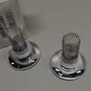 Bathroom Sink Stopper Hair Catcher, Universal Drain Filter with Hair Strainer, Universal Bathroom Sink Drain Pop Up Stopper for US Stainless Steel Floor Drain Filter (2PCS)