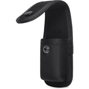 TACNEX OC/Mace Spray Holster for Duty Belt Pepper Spray Pouch MK3 MK4 Canister Holder for MOLLE Vest 1.5" Tactical Flashlight Nylon Case Torch Carrier w/Top Snap Flap for Police Security LE Military