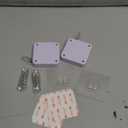 SHIMIDO Upgraded Punch-Free 1000g Automatic Screen Door Closer, Sliding Screen Auto Door Closer with Steel Drawstring for Bathroom, Bedroom, Study Room etc. (2 Pack White)