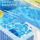 2 Pack Electric Water Gun for Adults Kids, Powerful Automatic Squirt Gun, High Powered Shooting Water Pistol, Long Range 25 FT, Auto Water Blaster, Pool Outdoor Toy Summer Game