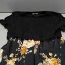 CzzzyL Women Nursing Dress Short Sleeve Floral Patchwork Ribbed Pregnancy Tie Waist Work Outfits Summer XL