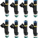 JDMON Fuel Injectors Compatible with Ford F-150, F-250&F-350 Super Duty V8 5.4L 2003 2004 Replacement for 0280158044 FJ951 4L3Z9F593CA 8Pcs