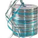 Morex Ribbon Pearl Raffia Ribbon Spool, 55-Yard, Light Blue/Turquoise
