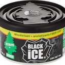 Car Freshner Little Trees Black Ice Fiber Can Air Freshener 1 Pack (1.05 Ounce (Pack of 1))