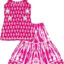 Chandrakala Kids Kurti Sharara Set for Girls Ethnic Wear (KG120-P). Size 26