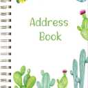 Address Book with Alphabetical Tabs Internet Phone Contact Password Notebook Keeper 8.25 X 6.2 inch 120 Pages