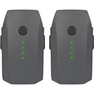 2 Pack Mavic Pro Battery, FB1-3830mAh-11.4V Intelligent Flight Replacement Batteries for DJI Mavic 1 Pro White/Platinum