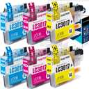 LCL Compatible Ink Cartridge Replacement for Brother LC3017 LC-3017 XL LC30173PK LC3017C LC3017M LC3017Y MFC-J5330DW MFC-J6530DW MFC-J6930DW MFC-J6730DW MFC-J5335DW (6-Pack 2Cyan 2Magenta 1Yellow) (Regular)