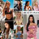 18" Straight Wrap Around Ponytail Human Hair Extensions for Women 70gram Chocolate Brown 4#