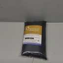 OWENIE Black Premium Sheer Curtains, 2 Panels Set, 42W x 72L, Rod Pocket, Polyester, Light Filtering, Living Room, Kitchen Room, Modern Style