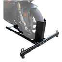Jack Boss Motorcycle Wheel Chock, Motorcycle Stand Up to 1800LBs, Wide Range 3 Inch to 5 Inch Support Adjustable Front Tire Stand Chocks for Trailer and Truck, Suitable for Most Motorcycles