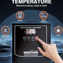 WantJoin Commercial Hot Water Dispenser - 35L(9.2 GAL)/Hour Water Boiler Step-Heating Electric Countertop Water Dispenser Automatic Temperature Control Max 212F for Boba Tea Coffee Shop Office