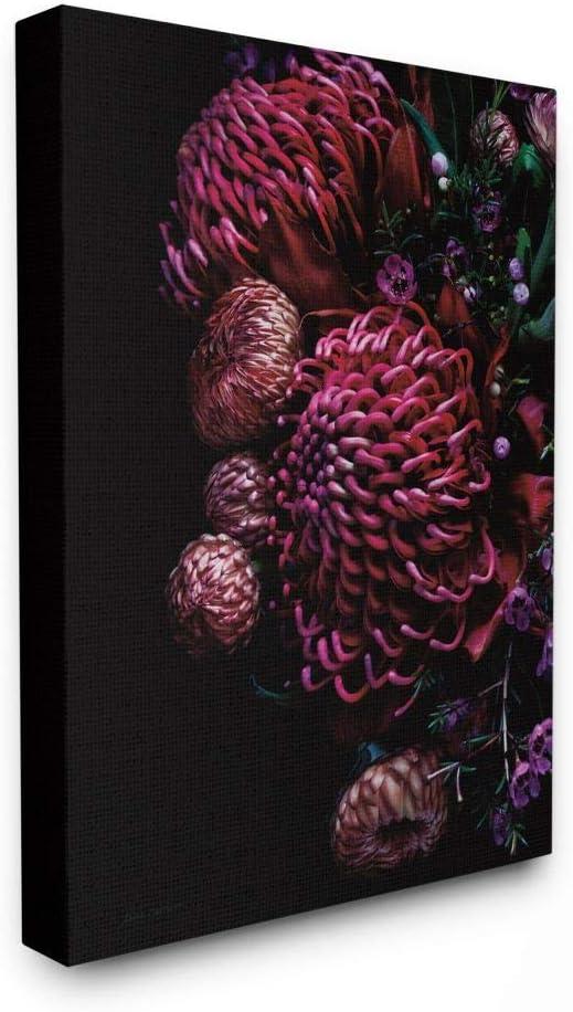 Stupell Industries Detailed Bouquet Tropical Flowers Red Pink Photograph, Designed by Elise Catterall Wall Art, 36x48, Canvas