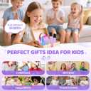 Mini Karaoke Machine for Kids, 2026 TOP Toys Birthday Gifts Ideas for Girls Ages 4, 5, 6, 7, 8, 9, 10, 12+ Years Old, Portable MP3 Player with 2 Wireless Mics for Family Home Party