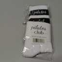Pilates Socks for Women Non Slip Grip Socks for Yoga, Great Gift, One Size (White)