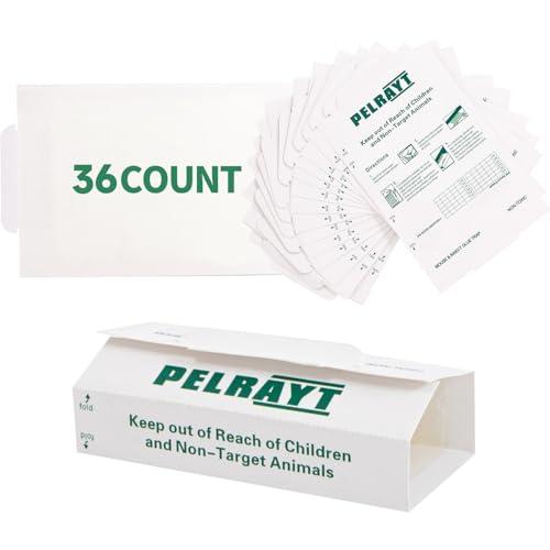 Mouse Traps Indoor for Home -32 Pack Mouse Glue Trap, Sticky MouseTraps Indoor for Safe Home Pest Control. Pre-Scented, Non-Toxic Glue Boards for Mice, Mouse & & Insects. Easy to Use