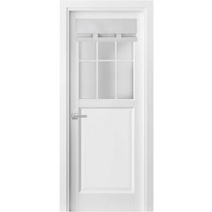 Blackout Door Curtains for Door Windows, Offer Privacy,Front Sidelight Curtain,Drill-Free,Easy Installed Window Curtains. (Greyish White,1 Panel, 24" x 38")