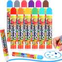 Crtiin 12 Pack Mixed Colors Set of Bingo Daubers Dot Markers Bingo Supplies in 12 Colors Dot Art Markers Paint Craft Ideal for Art and Crafts Painting Supplies Drawing Coloring