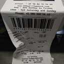 Receipt cover long white rug