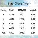 Women's T-Shirts V-Neck Boho Flowers Wildflowers Graphic Tees Shirts Cute Casual Summer Tops Short Sleeve T Shirt (Green, L)