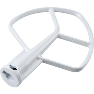 K5AB K5SS Kitchen Mixer Aid Coated Flat Beater by AMI PARTS for 5 QT Mixer Stainless Steel Bowl Compatible with Model KSM50 KSM5 KSM450