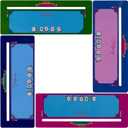 LOYGRS 4 Pack Mahjong Line Finder Card Guide - Mahjong Game Helper with Rules Strategies for Beginners, Travel, Parties and Game Nights Mahjong Accessories for Gifts